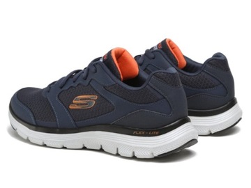 BUTY męskie SKECHERS FLEX 232225-NVY granatowe 41