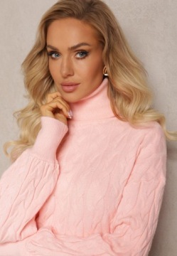 Renee Розовая женская водолазка S/M Зима