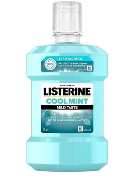 LISTERINE Płyn do jamy ustnej COOL MINT 1L łagodny