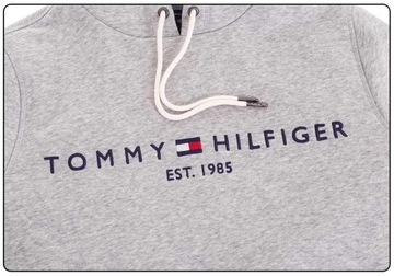 Bluza Tommy Hilfiger z kapturem szary r. M