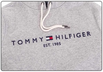 Bluza Tommy Hilfiger z kapturem szary r. S