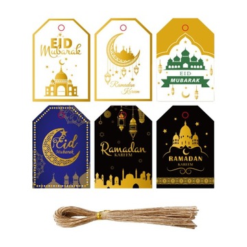 Ярлыки Рамадан Мубарак, Подвесные бирки Рамадан, Подвешивание Ид 96