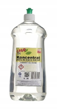 Płyn do mycia naczyń KONCENTRAT Sensitive 1L LAUR