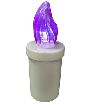 СВЕЧА СВЕТОДИОДНАЯ ВСТАВКА ДЛЯ СВЕЧЕЙ МАЛЫХ ЦВЕТОВ 90 ДНЕЙ + БАТАРЕИ ДВИГАЮЩЕГОСЯ ПЛАМЯ