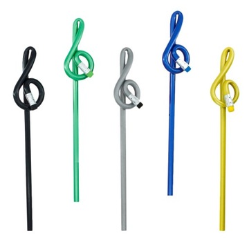 Коллективный подарок в виде скрипичных карандашей.