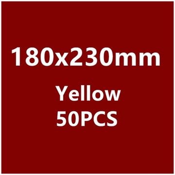 Styl 180x230mm50szt PcsLot różne specyfikacje kope