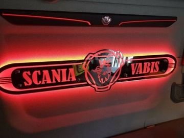 ДЗЕРКАЛО СВІТЛОДІОД, SCANIA ДОВГІ 100X25 З ІЛЮМІНАЦІЄЮ 24V  фото 2