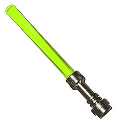 Żółty-neon miecz świetlny Oryginał LEGO STAR WARS