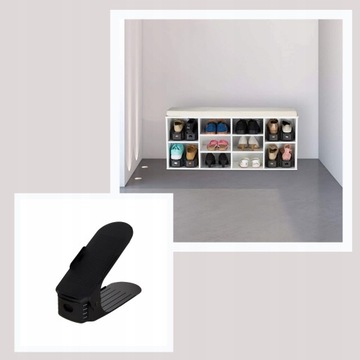 10 ПОЛОК ДЛЯ ОБУВИ, РЕГУЛИРУЕМАЯ ПОЛКА-ОРГАНИЗАТОР ДЛЯ ГАРДЕРОБА В ПРИХОЖЕЙ