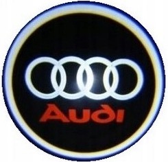 СВЕТОДИОДНЫЕ ПОДСВЕТКИ С ЛОГОТИПОМ x2 ДВЕРИ AUDI A3 8L 8P A7 Q3 Q5 Q7 TT A4 B6 B7 A6 C5 C6 C7