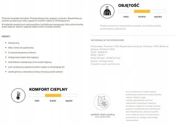 4F PŁASZCZ BEZRĘKAWNIK KAMIZELKA PUCH PIKOWANA S