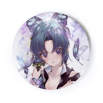 Przypinka anime Demon Slayer Shinobu 58 mm