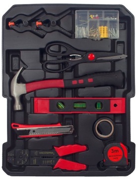 НАБОР ИНСТРУМЕНТОВ В КЕЙСЕ 187 ЭЛЕМЕНТОВ. КЛЮЧИ, НАСАДКИ