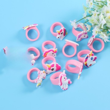 КОЛЬЦА ЕДИНОРОГА из ПВХ КОЛЬЦА ЕДИНОРОГА ДЛЯ ДЕВОЧЕК КОЛЬЦА ЕДИНОРОГА 12