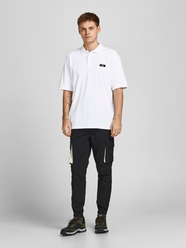 JACK & JONES - футболка-поло, белая M