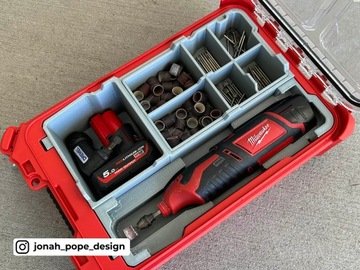 Wkładka Packout organizer do MIlwaukee C12 RT