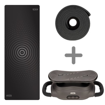 Masażer KiCA OmniVibe Unikalna Platforma Wibracyjna+Mata do jogi KiCA JM02