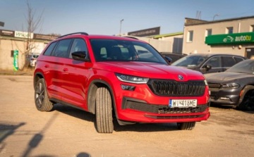 Skoda Kodiaq I SUV 2.0 TDI SCR 200KM 2021 Skoda Kodiaq Skoda Kodiaq 2.0TDI 4X4 Sport Line 200KM , Salon Polska , Fak, zdjęcie 3