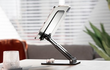 СКЛАДНАЯ УНИВЕРСАЛЬНАЯ ПОДСТАВКА ДЛЯ ПЛАНШЕТА/ТЕЛЕФОНА LISEN, ТЕЛЕСКОПИЧЕСКИЙ ДЕРЖАТЕЛЬ