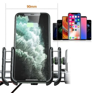 Держатель для телефона Kewig с GPS-приемником для мотоцикла, зарядное устройство QC ДЛЯ телефона для мотоцикла