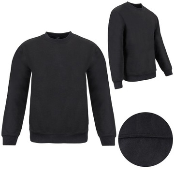 BLUZA MĘSKA CIEPŁA DRESOWA SPORT BEZ KAPTURA 3XL