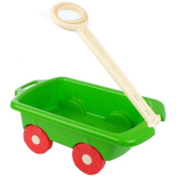 DUŻY WÓZEK PRZYCZEPKA do piasku NA ZABAWKI TACZKA