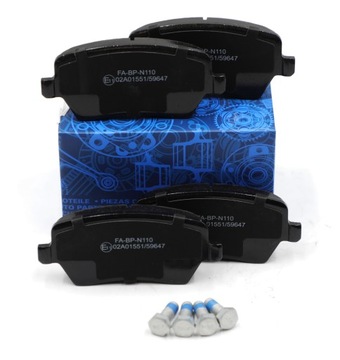 KLOCKI HAMULCOWE PRZÓD MERCEDES CITAN RENAULT CAPTUR CLIO DACIA DUSTER