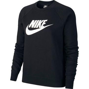 M Bluza damska Nike Essentials Crew FLC HBR czarna