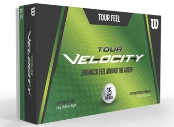 Мячи для гольфа Wilson TOUR VELOCITY Tour Feel 15 шт.