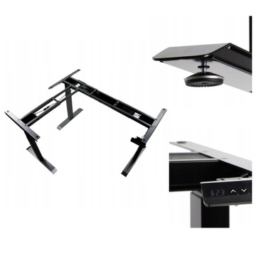 ELEKTRYCZNY STELAŻ BIURKA REGULOWANY UT04-3T/90A/B