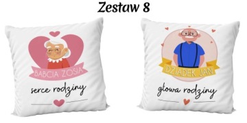 ПОДАРОЧНЫЙ НАБОР ИЗ ДВУХ УЗОРОВ ПОДУШЕК НА ДЕНЬ БАБУШКИ И ДЕЖДЫ