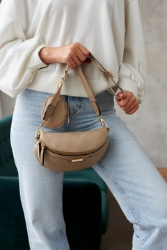 Женская городская сумка через плечо, спортивный ремень, стильная хипстерская сумка.