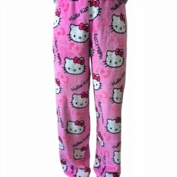 SPODNIE OD PIŻAMY HELLO KITTY MIĘKKIE I WYGODNE3XL