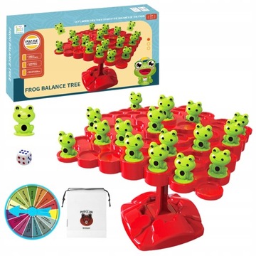 Frog Balance Tree Zabawka edukacyjna dla dzieci