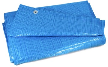 БРЕЗЕНТ 10х12м СИНИЙ светлый Армированный 75г/м2 GEKO