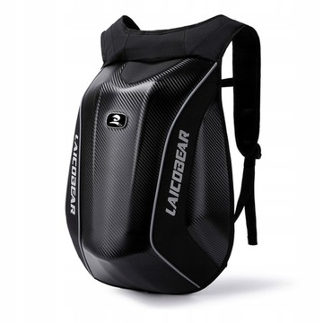 PLECAK MOTOCYKLOWY DUŻY 45L BLACK WODOODPORNY