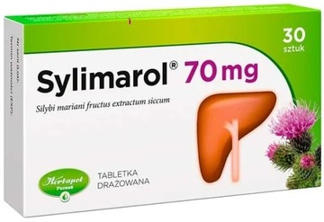Sylimarol 70 mg Ostropest lek na wątrobę 30 tabl.