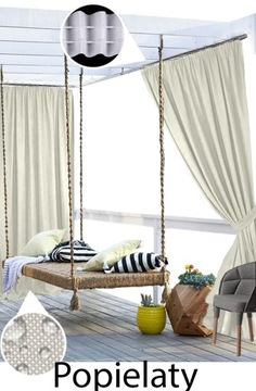 ZASŁONY OGRODOWE WODOODPORNE taśma 280 cm