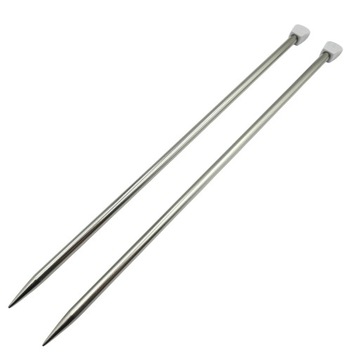 Druty proste teflonowe 8mm 35cm do robótek ręcznych dekoracyjnych