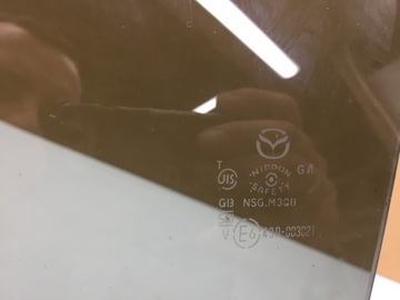 MAZDA CX3 CX-3 SKLO (OKNO) DVEŘE LEVÝ ZADNÍ