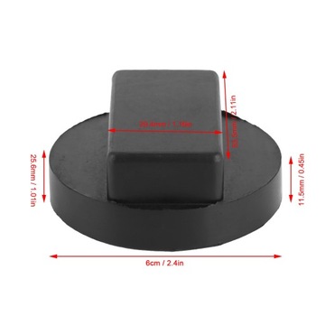 Автомобильный резиновый домкрат, подъемная площадка, адаптер для поддержки адаптера диаметром 6 см, автомобильный автомобильный кондиционер