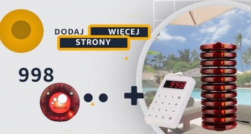 Retekess TD158 Пейджер для ресторанов, пейджинговая система, 10 пейджеров, 300M