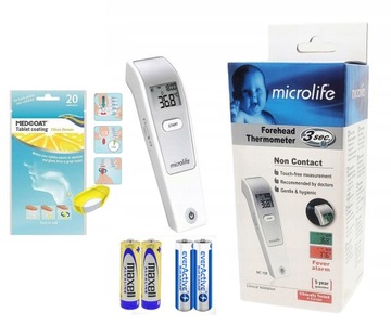 TERMOMETR BEZKONTAKTOWY MICROLIFE NC150 +4 BATERIE