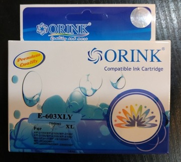 Orink do EPSON T603 XP-3100 WF-2810 XP-2100 Yellow