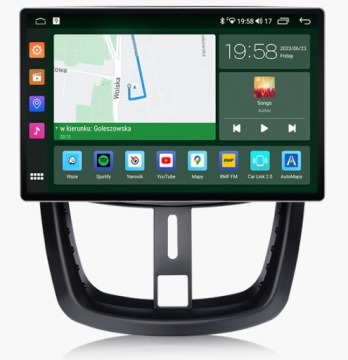 Peugeot 207 Rádio Navigace Android Qled Carplay