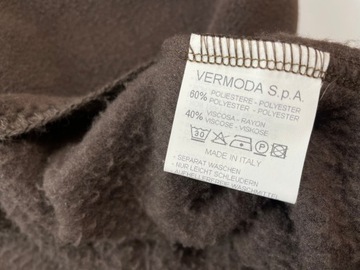 Коричневая флисовая куртка DISMERO rL производство ИТАЛИЯ.