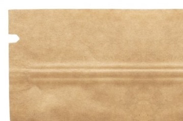 Doypack Paper Kraft с стрункой маленькое окно 250 мл 100 шт. Сумка сумки сумки