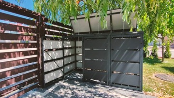 Металлическая конструкция контейнера для мусора Премиум 120-3