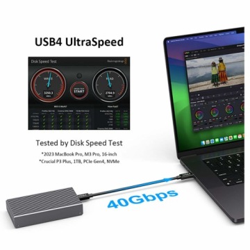 Отсек для диска M.2 SSD NVMe Thunderbolt USB4 40 Гбит/с до 3500 МБ/с Abart Pro