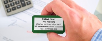 WAGRAF B3s ШТАМП ДЛЯ 6 СТРОК НАЗВАНИЕ КОМПАНИИ ОФИСНЫЙ ДИЗАЙН + ЛАСТИК